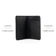 Minimal Card Holder, Black