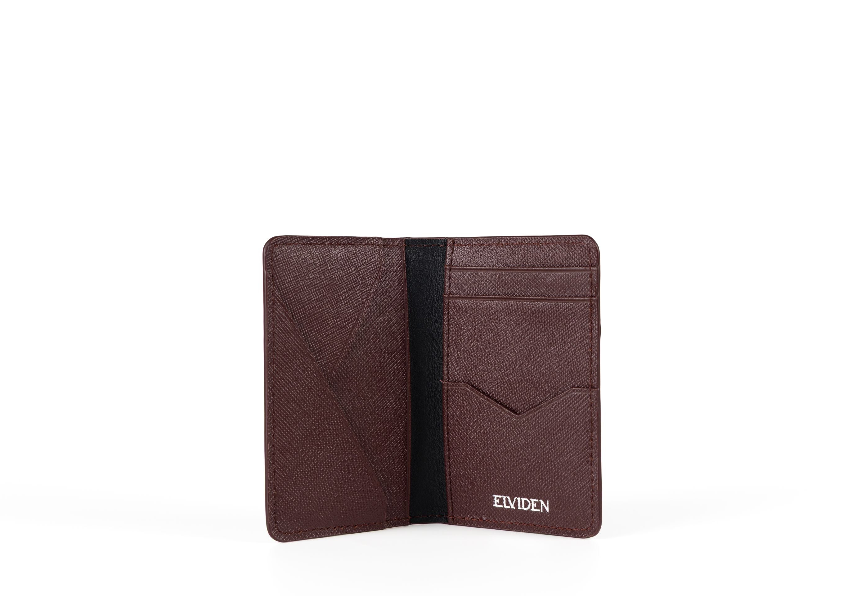 Twin Card Holder, Burgundy