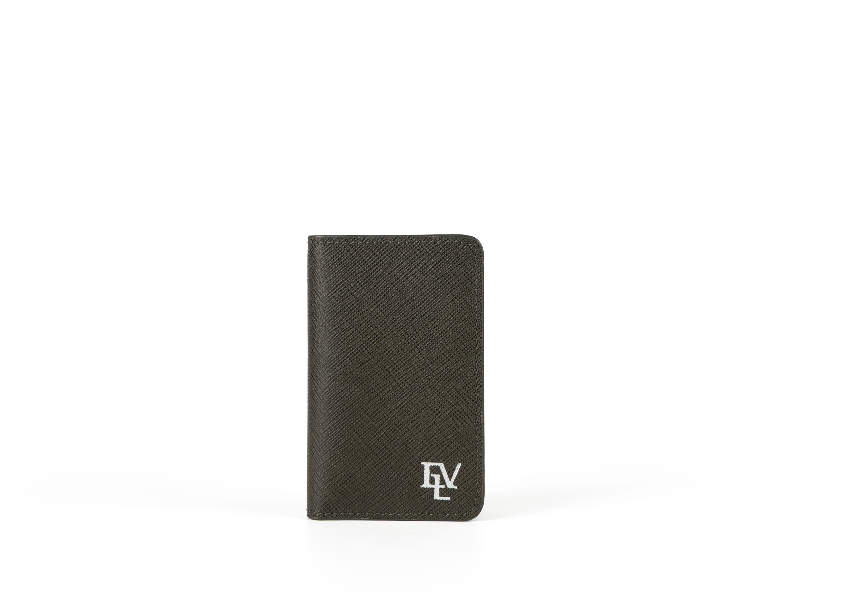 Twin Card Holder, Forest Green