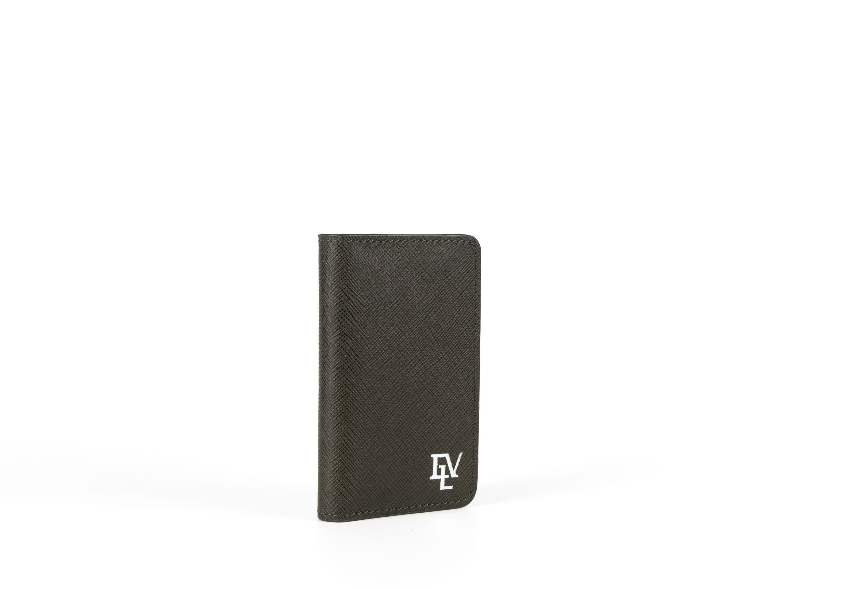 Twin Card Holder, Forest Green