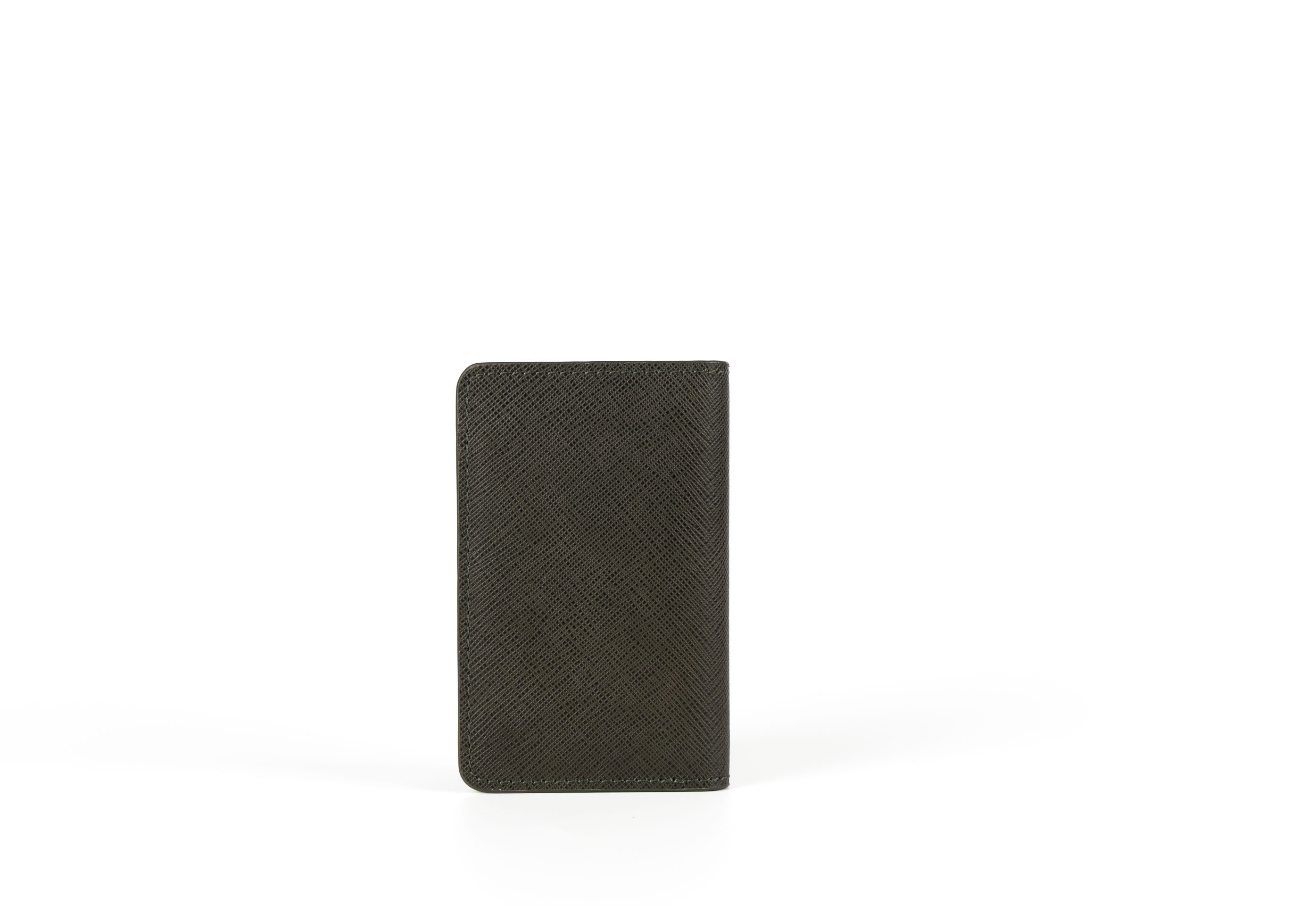 Twin Card Holder, Forest Green