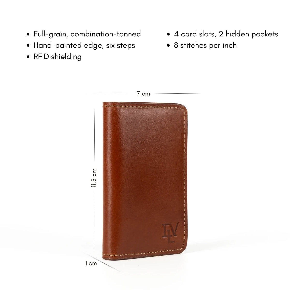 Minimal Card Holder Rosata Tan product details